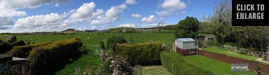 Panorama of the garden