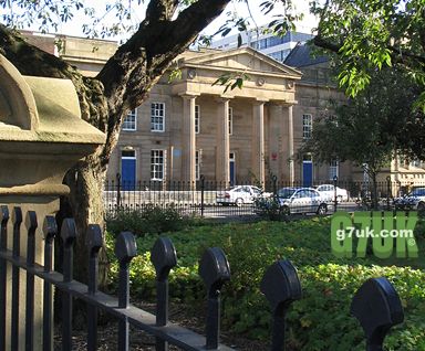 The former Chorlton upon Medlock Town Hall at All Saints in Manchester. The interior was demolished in 1970