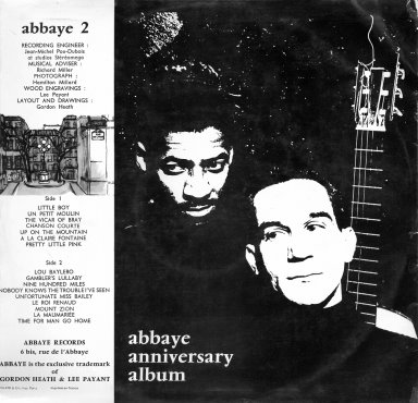 Abbaye Anniversary Album - Gordon Heath and Lee Payant