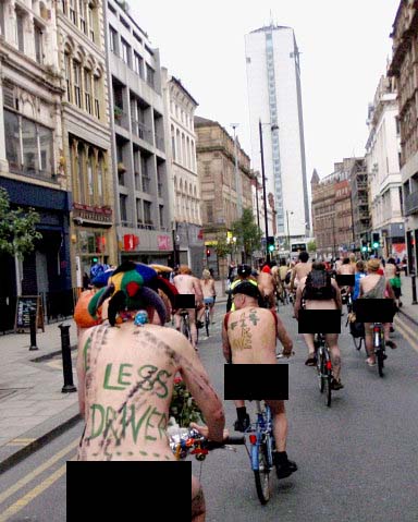 World Naked Bike Ride 2009 - Manchester