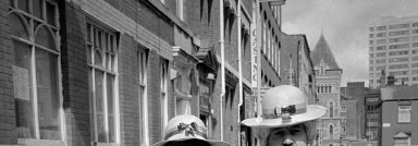 August Bank Holiday Monday 1990 on Canal Street Manchester