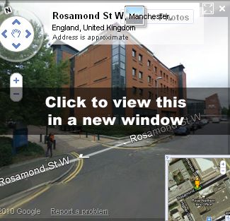 The site of Rosamond Court today on Google Street View