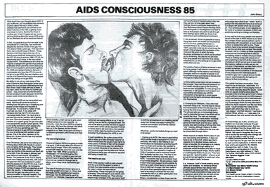 Mancunian Gay magazine, January 1985 issue