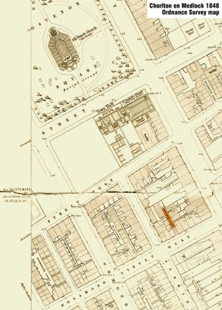 Rosamond Court on the 1848 map