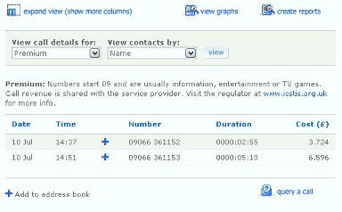 Phantom calls on my BT phone bill