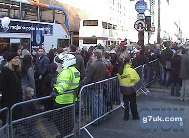 Ridiculous crowd control at Chinese New Year