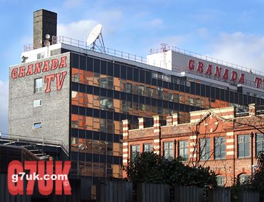 A chimney at the studios of Granada Television