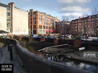 The land at the junction of Princess Street and Whitworth Street near Manchester's gay village