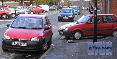 Thoughtless car parking