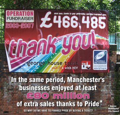 Operation Fundraiser poster, Canal Street, June 2007