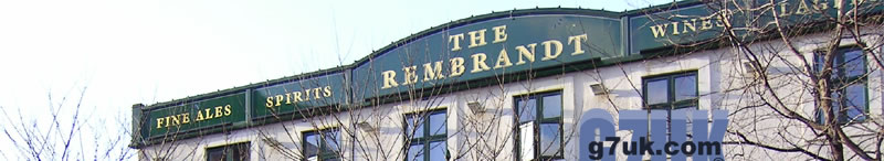 The Rembrandt Hotel, Canal Street (the gay villlage), Manchester, January 2004
