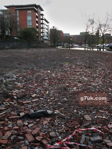 Rubble at Castlefield