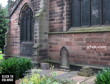 The gravestone for Robert Stephenson in Eccles