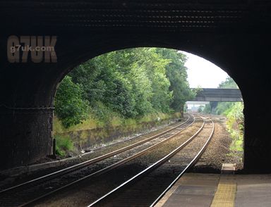 The Liverpool Manchester line today at Eccles station