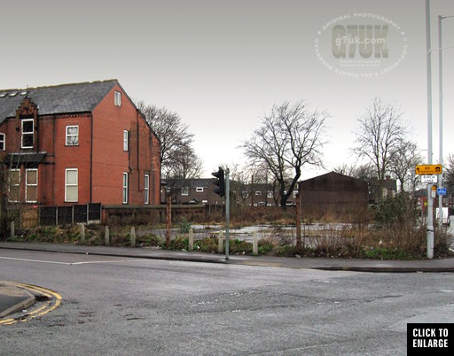 The BBC's outside broadcast lorries were parked inside a former church here on the corner of Birch Lane and Plymouth Grove.