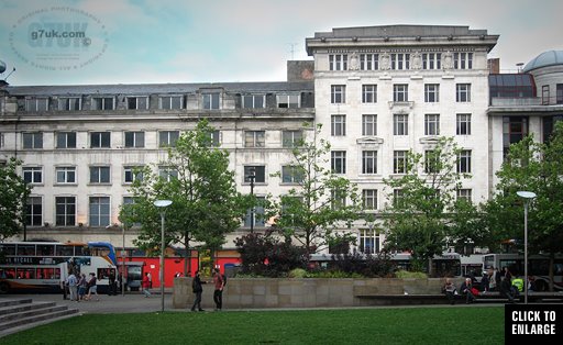 The site of the BBC's studios in Piccadilly, Manchester.