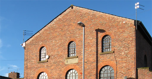 In the late 1940s and early 1950s the BBC had TV studios in this building in Ladybarn, according to information from Manchester Libraries.