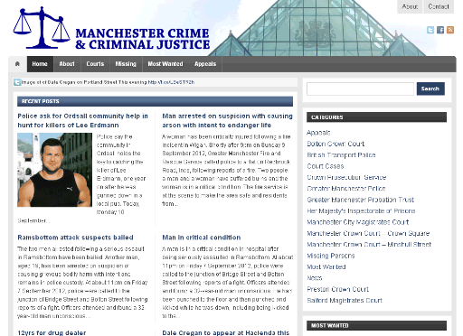 Manchester Crime website