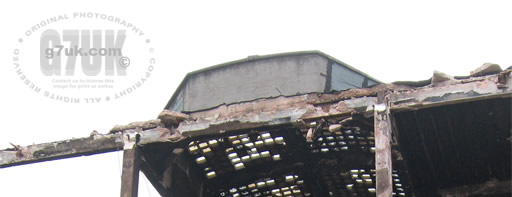Demolition reveals glass roof at the former Dobbins shop
