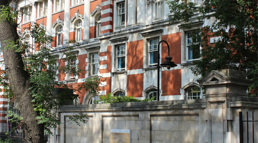 Copper sign removed at Manchester Royal Infirmary, Wilmslow Road.