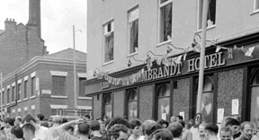 Canal Street jumble sale, August Bank Holiday 1990