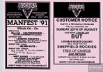 Flyer for Manfest '91 Manchester (111k)