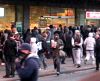 Spar in Piccadilly Gardens, Manchester, being looted