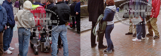 Queer As Folk series 2 on location on Canal Street, Manchester in 1999