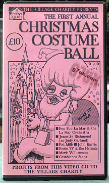 Video box cover for the Village Charity Christmas Costume Ball 1991