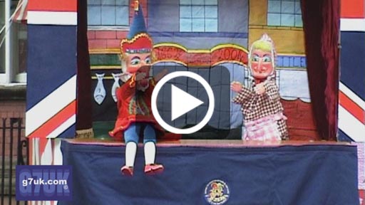 Punch and Judy at the Sackville Park village fete in 2007